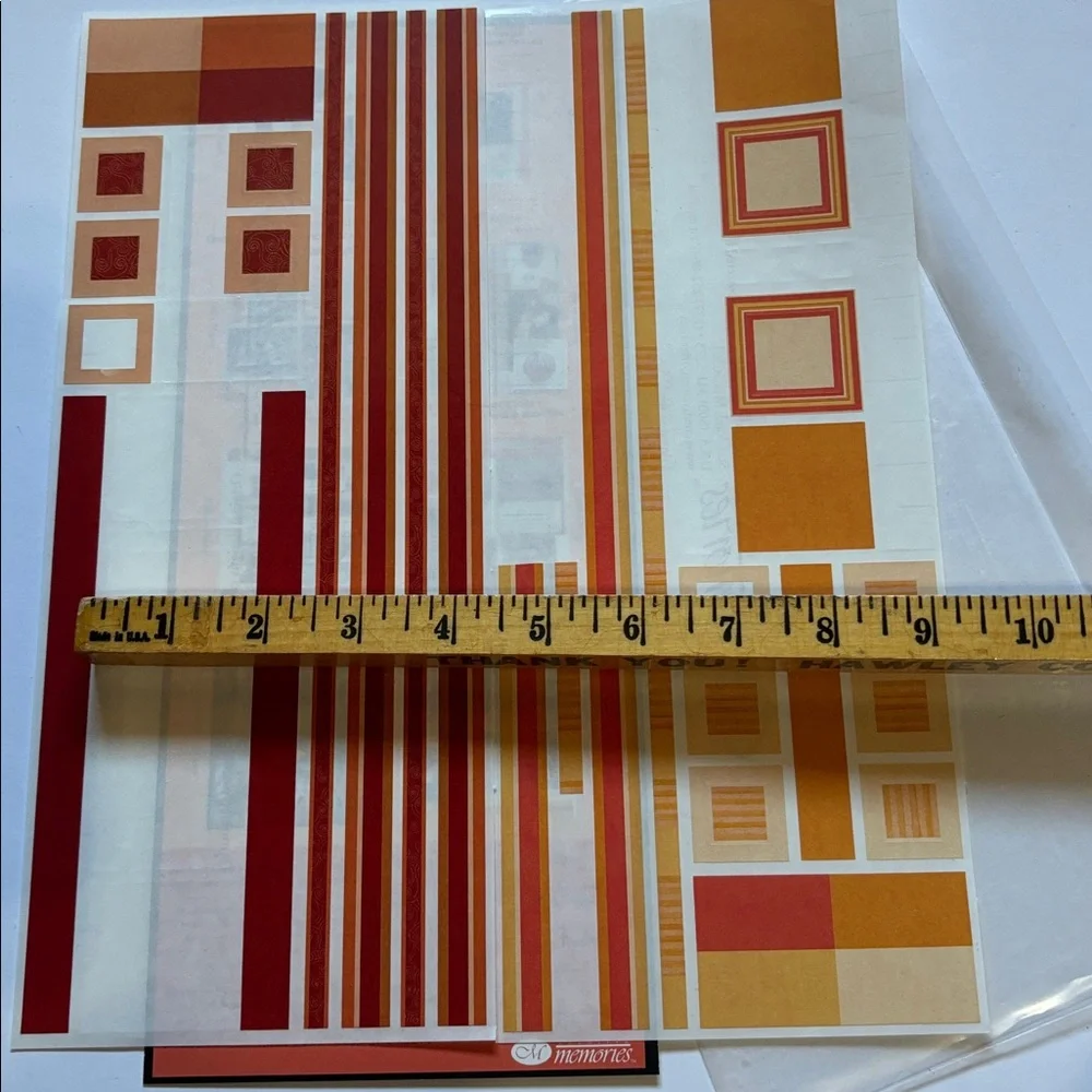Jumbo Great Lengths Stickers in Orange and Yellow